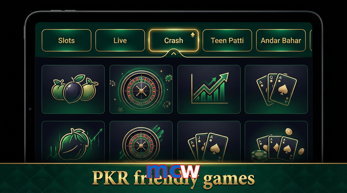 Game list for Mcw games section