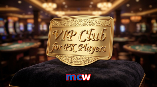 Main screen of Mcw vip page for PK players